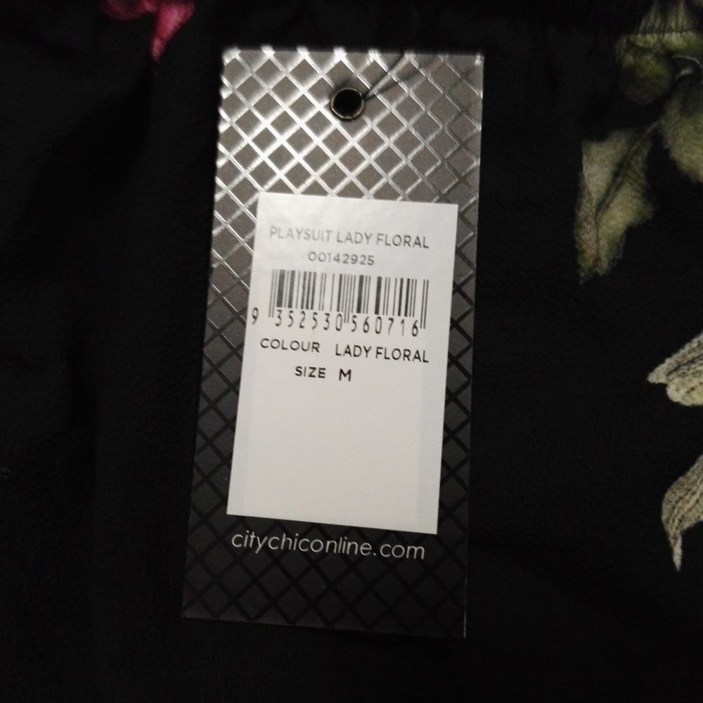 NWT City Chic Women's Plus Size  Off Shoulder Romper - Picture 5 of 8